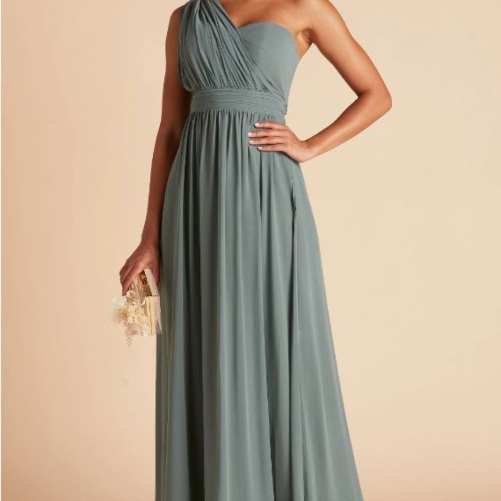 Birdie Grey Bridesmaid Dress - Sea Glass